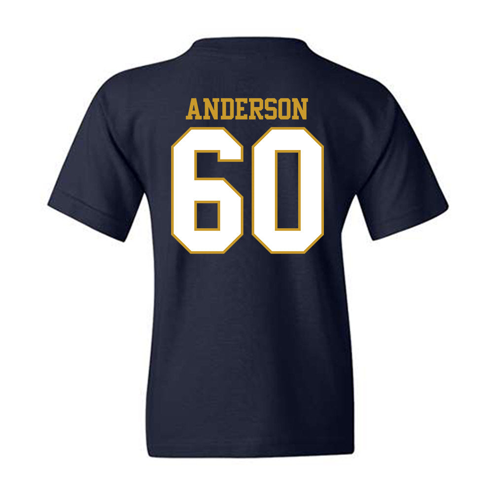 Notre Dame - NCAA Football : Max Anderson - Generic Shersey Youth T-Shirt-1