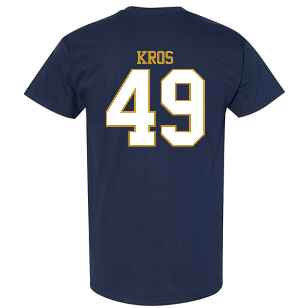 Notre Dame - NCAA Football : Andrew Kros - Generic Shersey T-Shirt-1