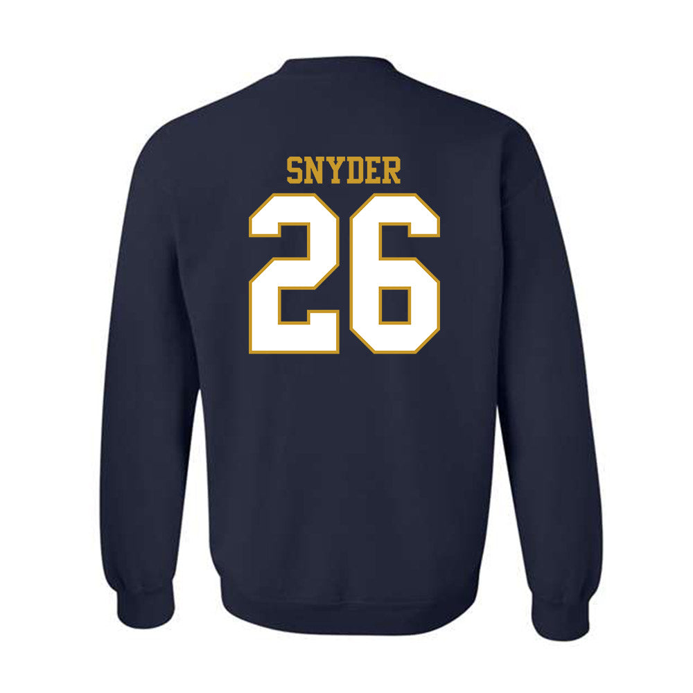 Notre Dame - NCAA Baseball : Garrett Snyder - Generic Shersey Crewneck Sweatshirt-1