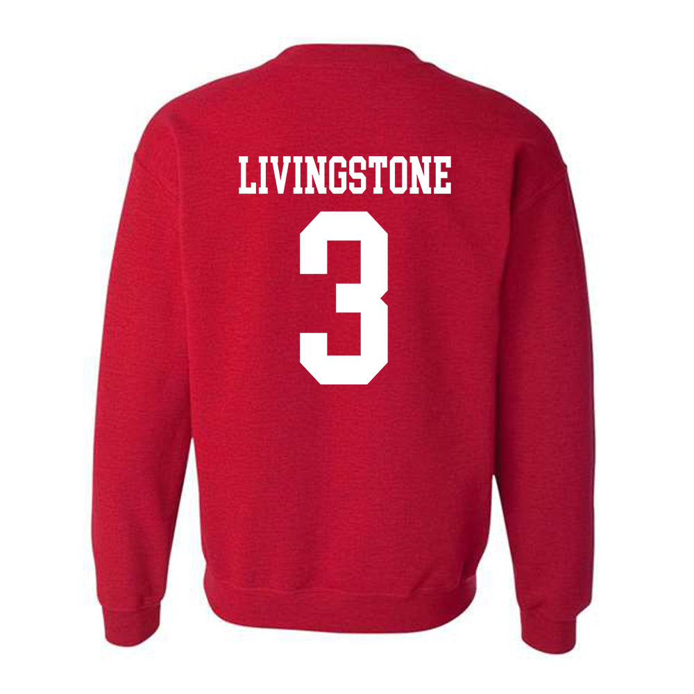 Oklahoma - NCAA Football : Parker Livingstone - Classic Shersey Crewneck Sweatshirt-1