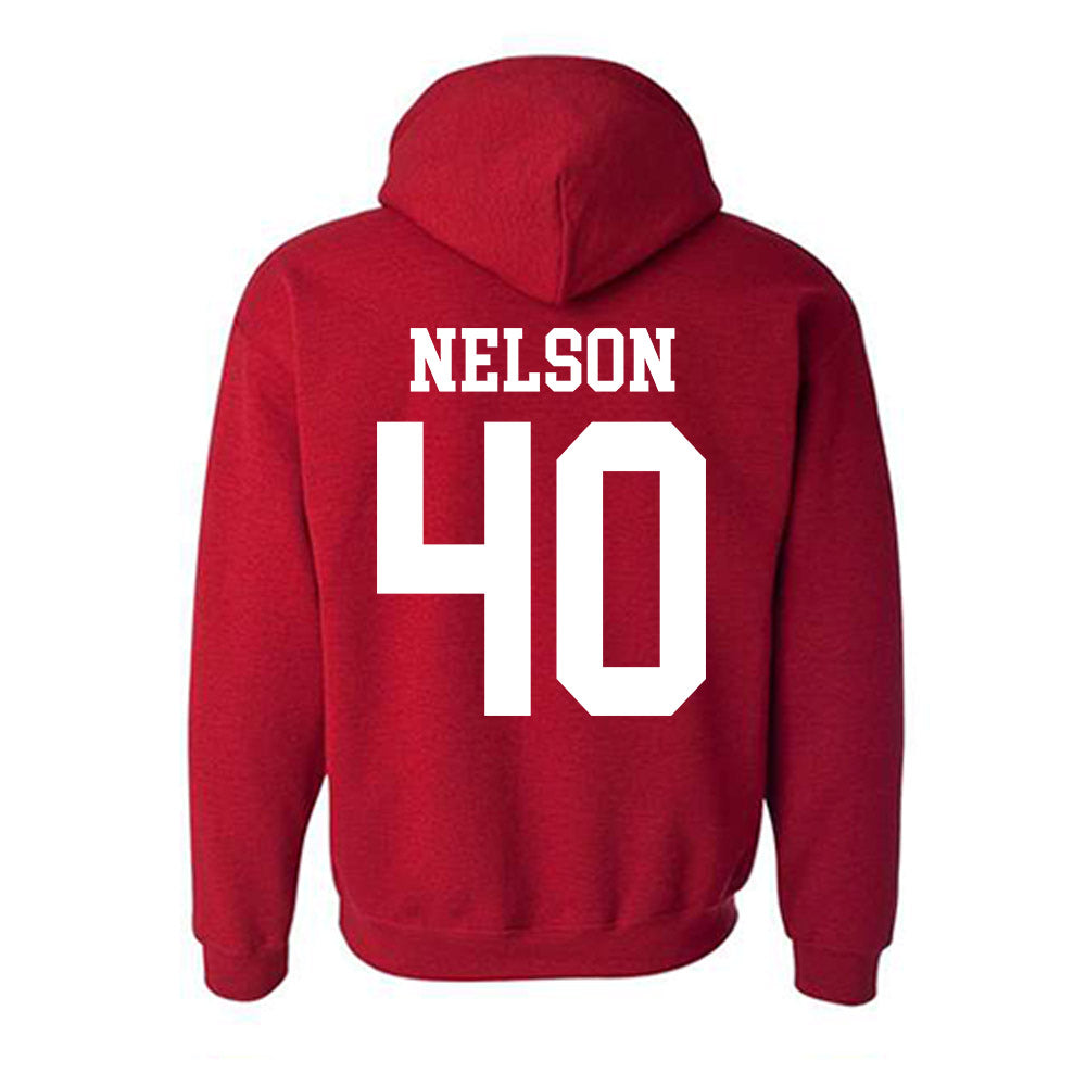 Oklahoma - NCAA Football : Matthew Nelson - Classic Shersey Hooded Sweatshirt-1