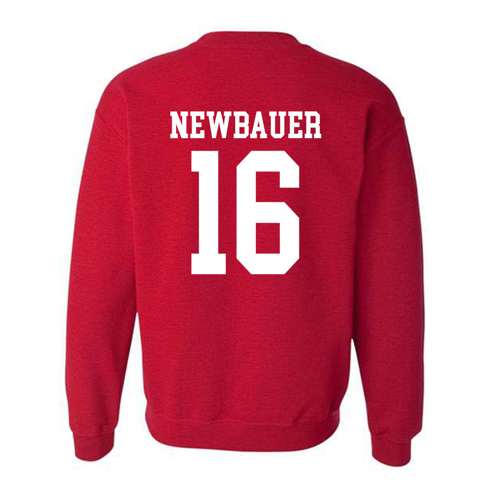 Oklahoma - NCAA Football : Whitt Newbauer - Classic Shersey Crewneck Sweatshirt-1