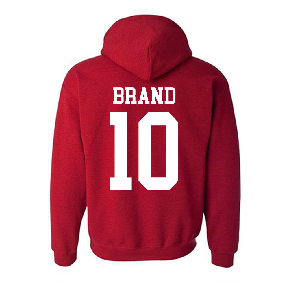 Oklahoma - NCAA Women's Soccer : Avery Brand - Classic Shersey Hooded Sweatshirt-1