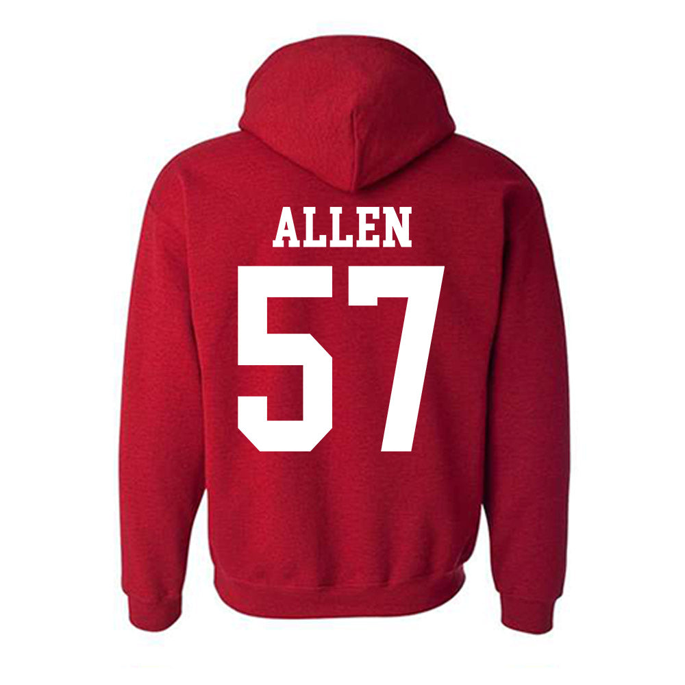 Oklahoma - NCAA Football : Gunnar Allen - Classic Shersey Hooded Sweatshirt-1