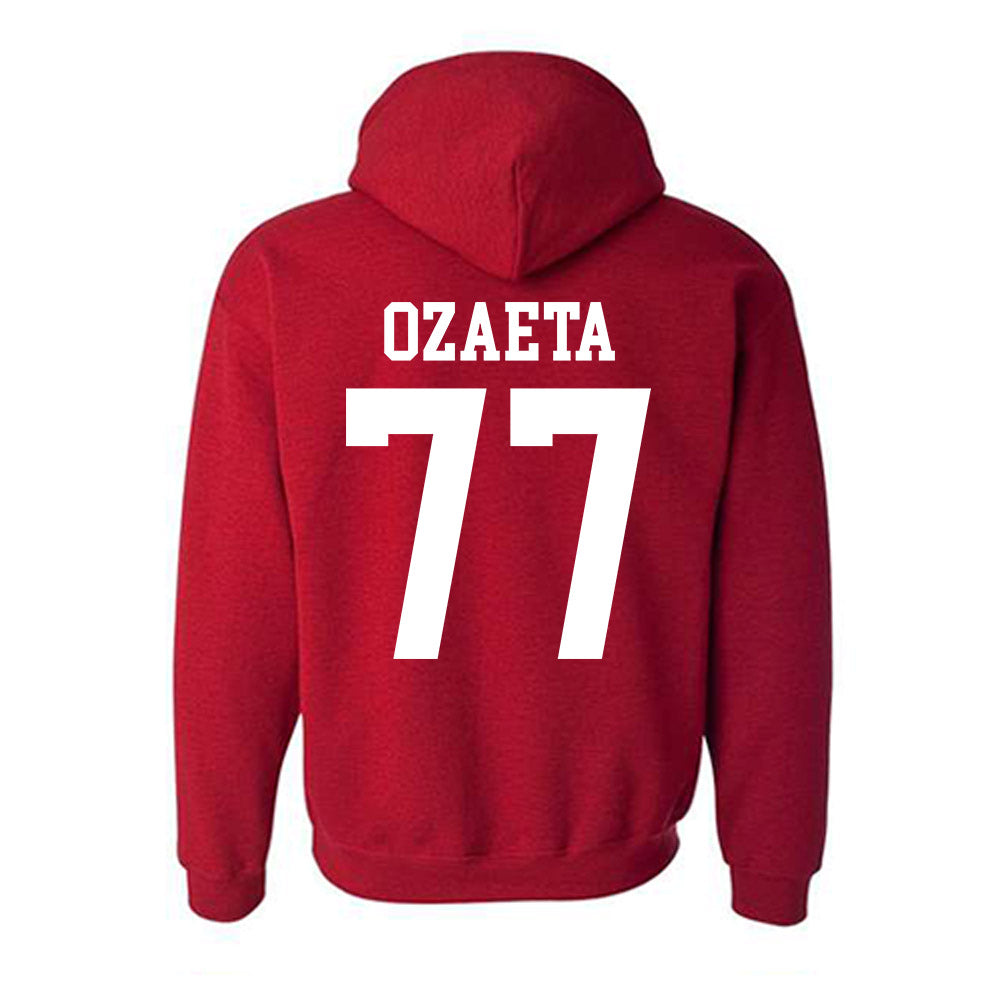 Oklahoma - NCAA Football : Heath Ozaeta - Classic Shersey Hooded Sweatshirt-1