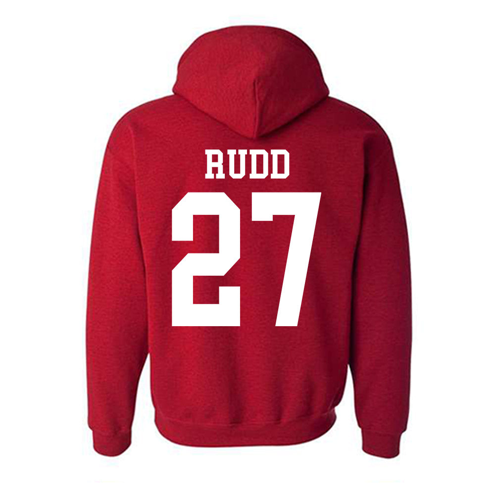 Oklahoma - NCAA Football : Trace Rudd - Classic Shersey Hooded Sweatshirt-1