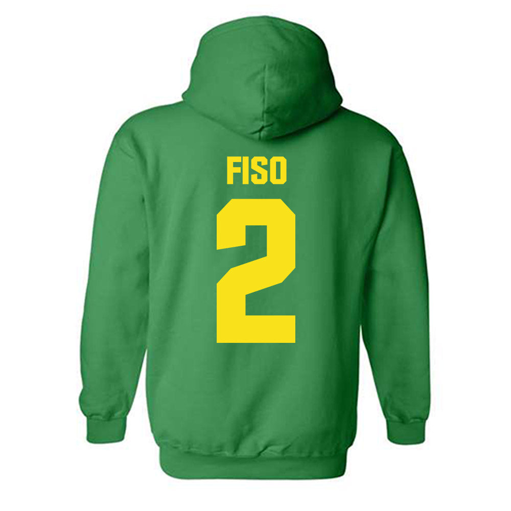 Oregon - NCAA Women's Basketball : Katie Fiso - Hooded Sweatshirt-1
