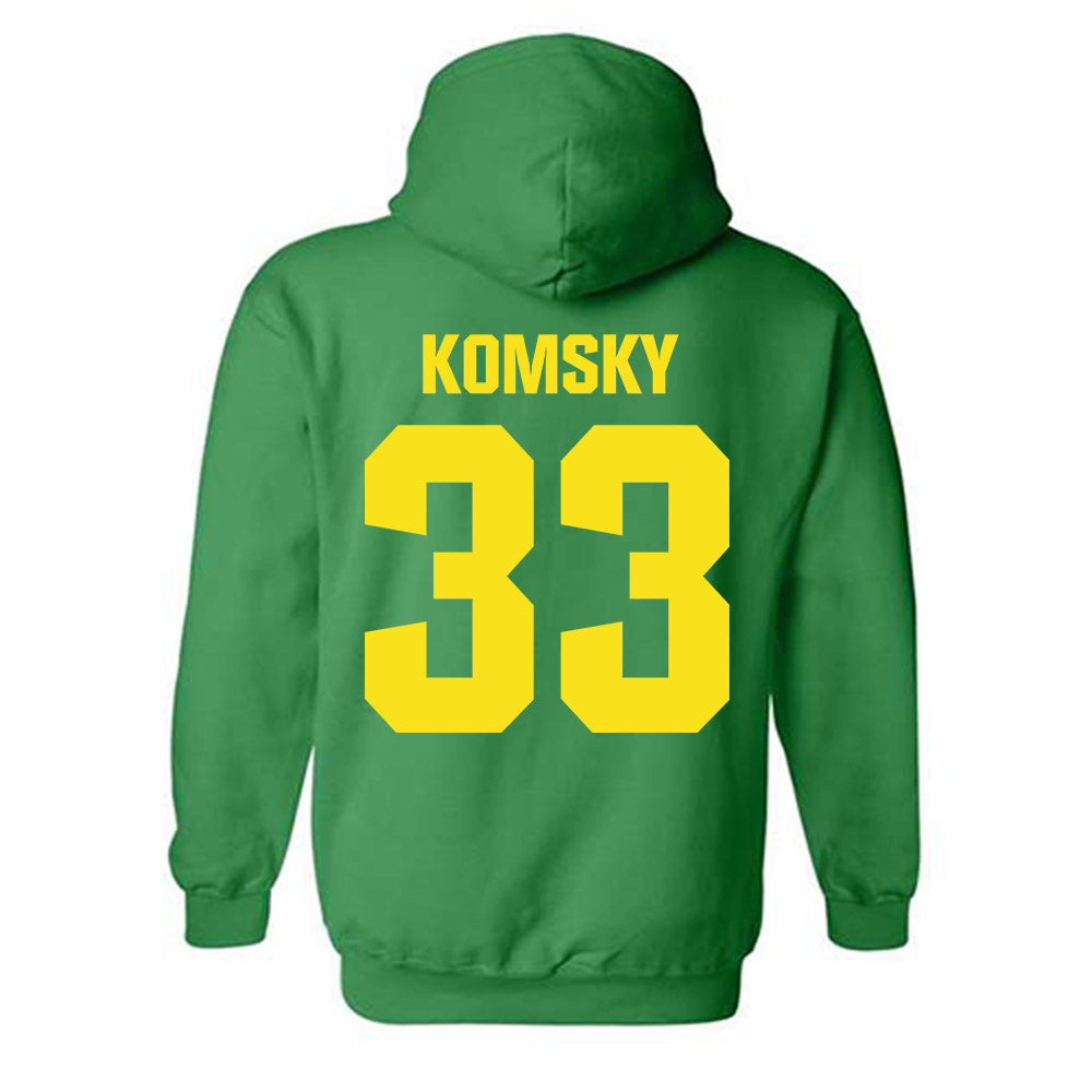 Oregon - NCAA Beach Volleyball : Mia Komsky - Hooded Sweatshirt-1