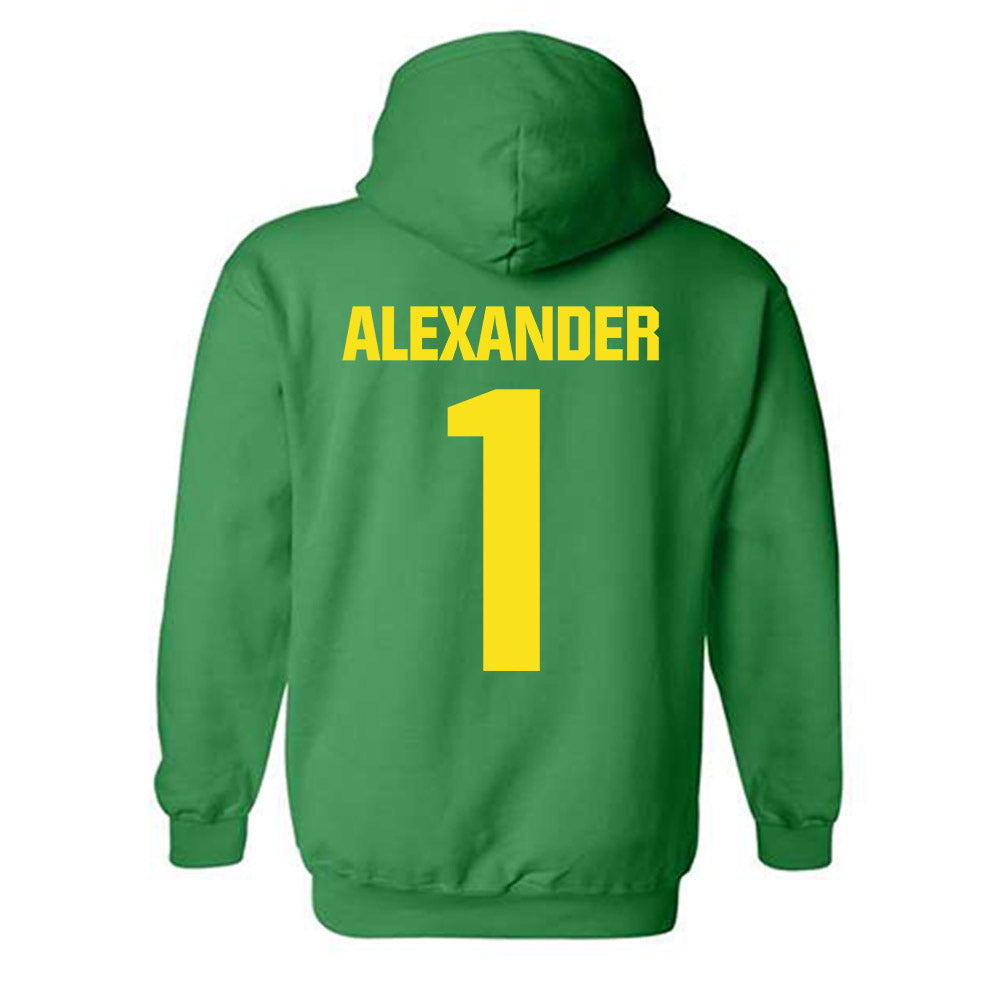 Oregon - NCAA Football : Bear Alexander - Hooded Sweatshirt-1