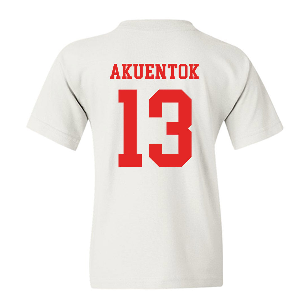 Texas Tech - NCAA Men's Basketball : Marial Akuentok - Classic Shersey Youth T-Shirt-1
