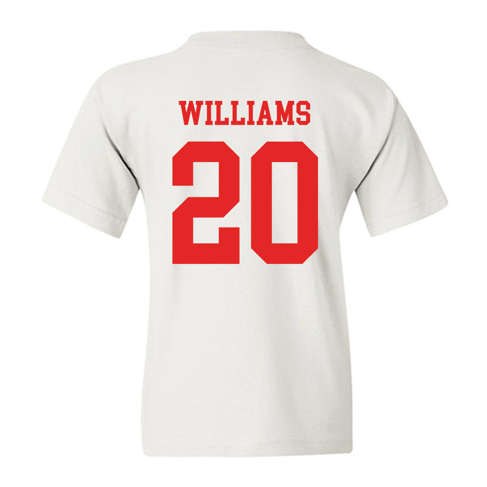 Texas Tech - NCAA Football : Jkoby Williams - Classic Shersey Youth T-Shirt-1