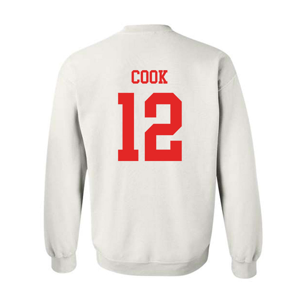 Texas Tech - NCAA Women's Volleyball : Taylor Cook - Classic Shersey Crewneck Sweatshirt-1