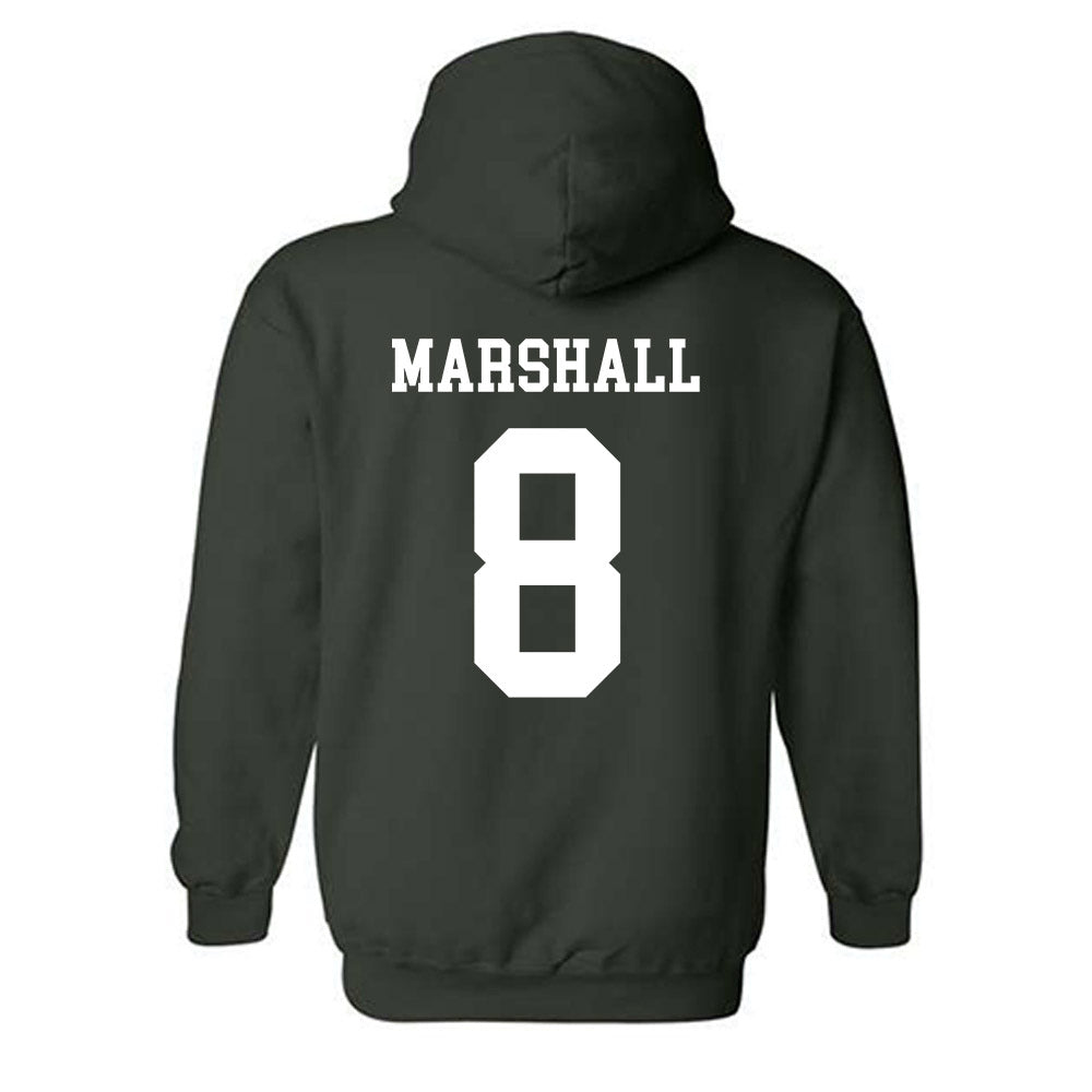 Tulane - NCAA Women's Basketball : Mecailin Marshall - Hooded Sweatshirt-1