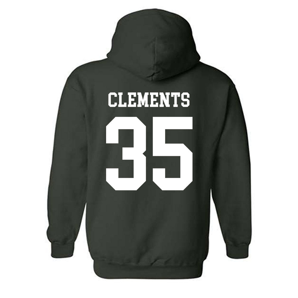 Tulane - NCAA Baseball : William Clements - Hooded Sweatshirt-1