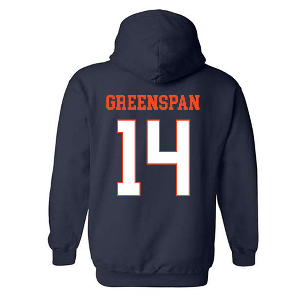 Virginia - NCAA Men's Lacrosse : Andrew Greenspan - Hooded Sweatshirt-1