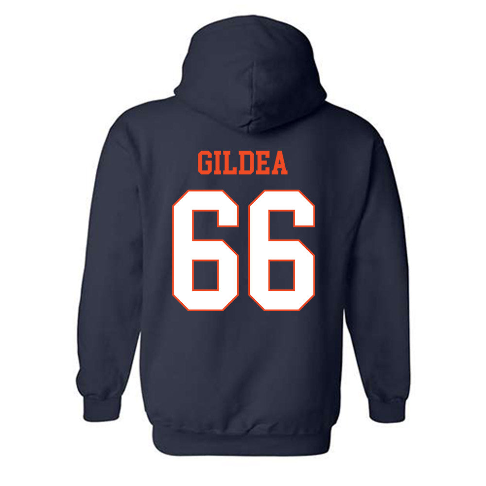 Virginia - NCAA Football : Michael Gildea - Hooded Sweatshirt-1