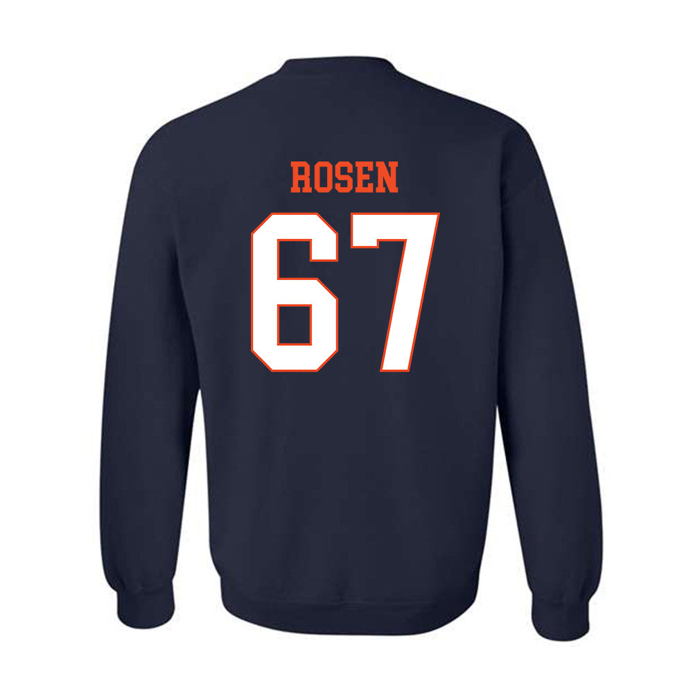 Virginia - NCAA Football : Will Rosen - Crewneck Sweatshirt-1
