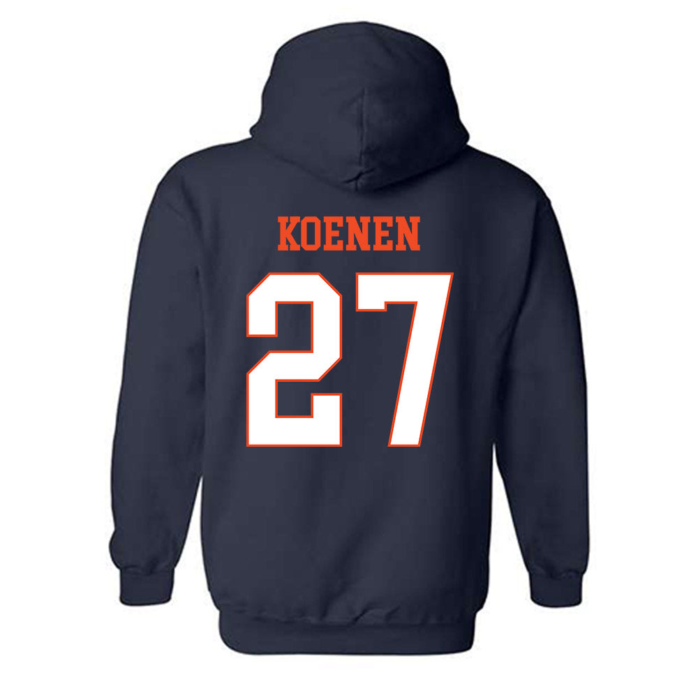 Virginia - NCAA Baseball : Drew Koenen - Hooded Sweatshirt-1