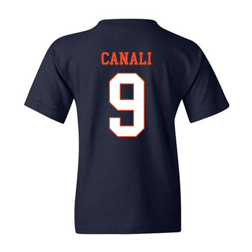 Virginia - NCAA Women's Soccer : Giovana Canali - Youth T-Shirt-1
