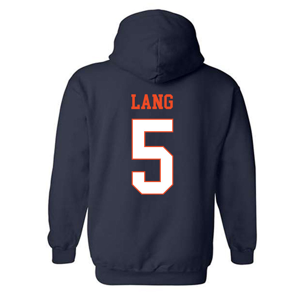 Virginia - NCAA Women's Volleyball : Caroline Lang - Hooded Sweatshirt-1