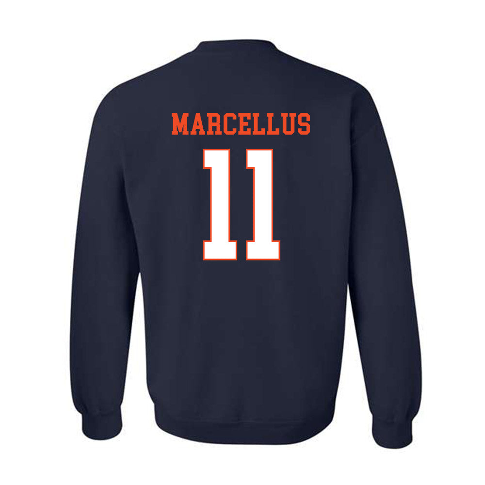 Virginia - NCAA Football : Maddox Marcellus - Crewneck Sweatshirt-1