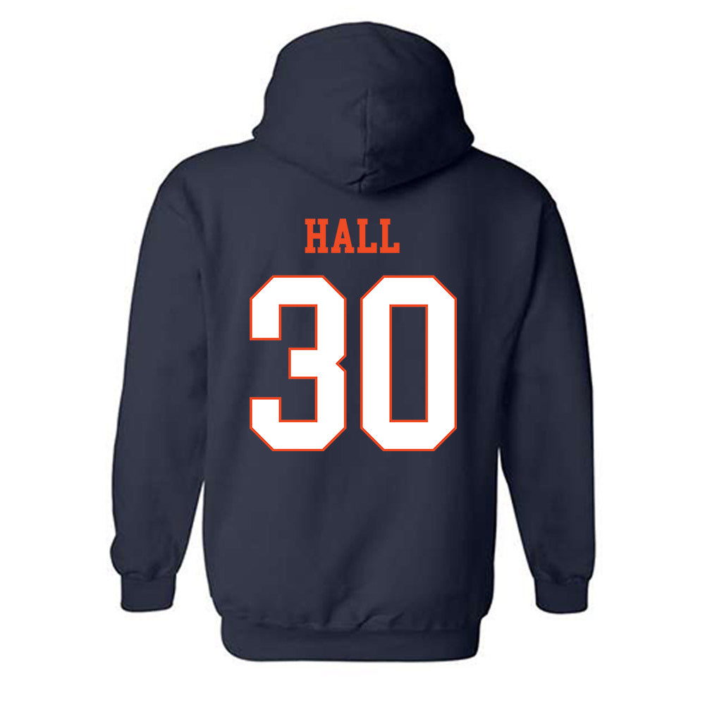 Virginia - NCAA Men's Basketball : Dallin Hall - Hooded Sweatshirt-1