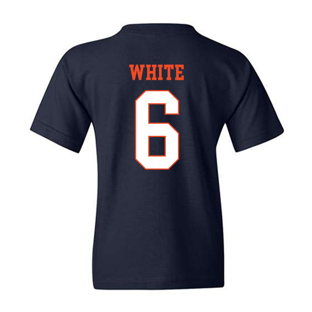 Virginia - NCAA Men's Basketball : Jacari White - Youth T-Shirt-1
