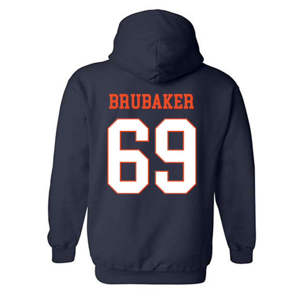 Virginia - NCAA Football : Ryan Brubaker - Hooded Sweatshirt-1