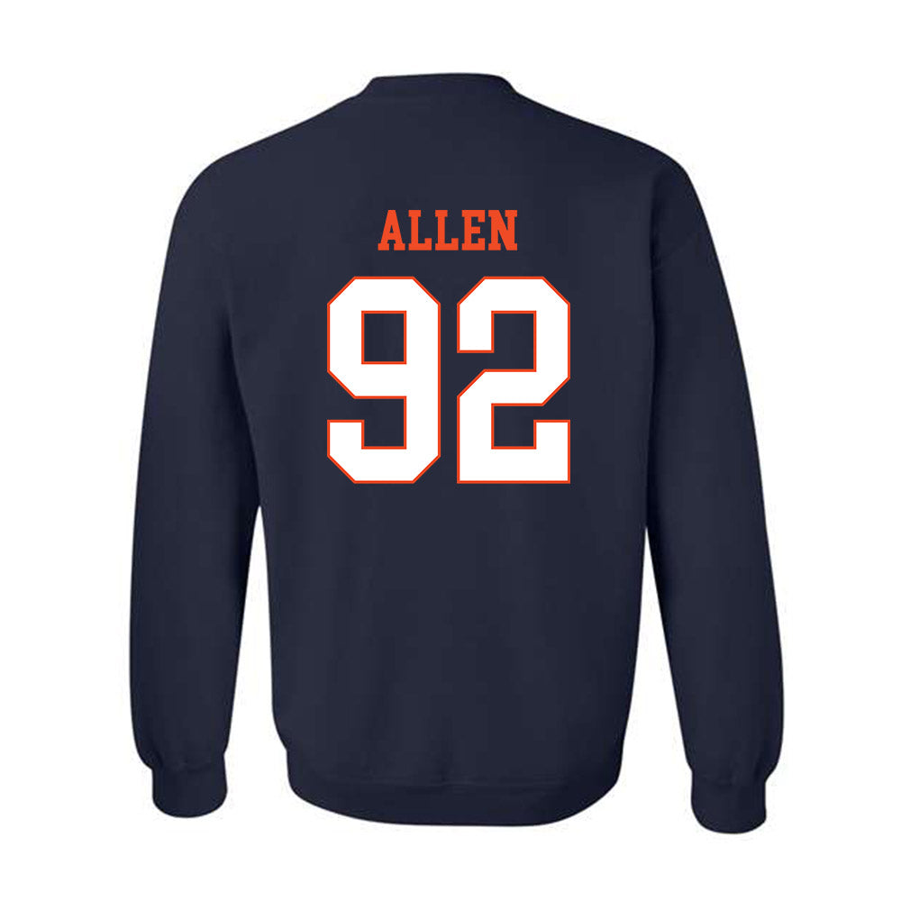 Virginia - NCAA Football : Jonathan Allen - Crewneck Sweatshirt-1