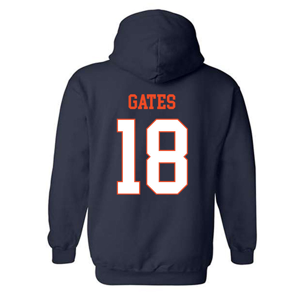 Virginia - NCAA Women's Volleyball : Skyler Gates - Hooded Sweatshirt-1