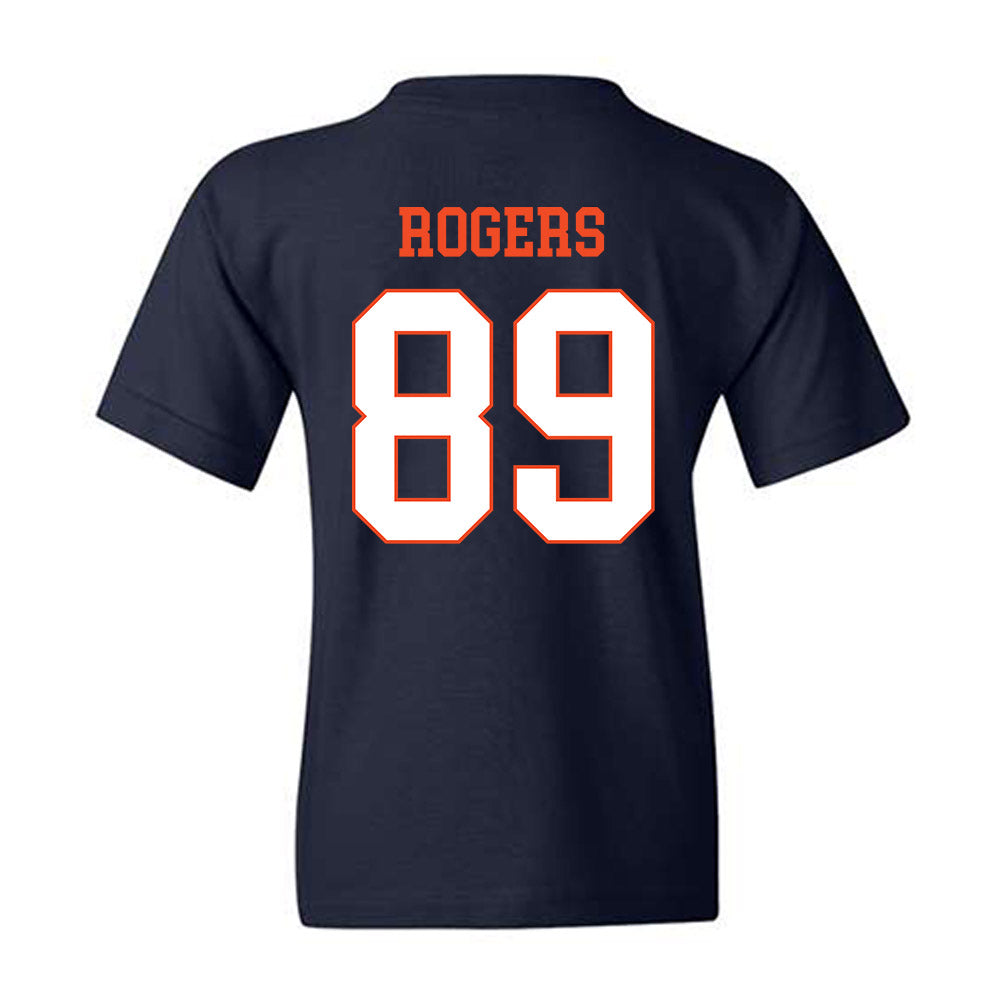 Virginia - NCAA Football : John Rogers - Youth T-Shirt-1