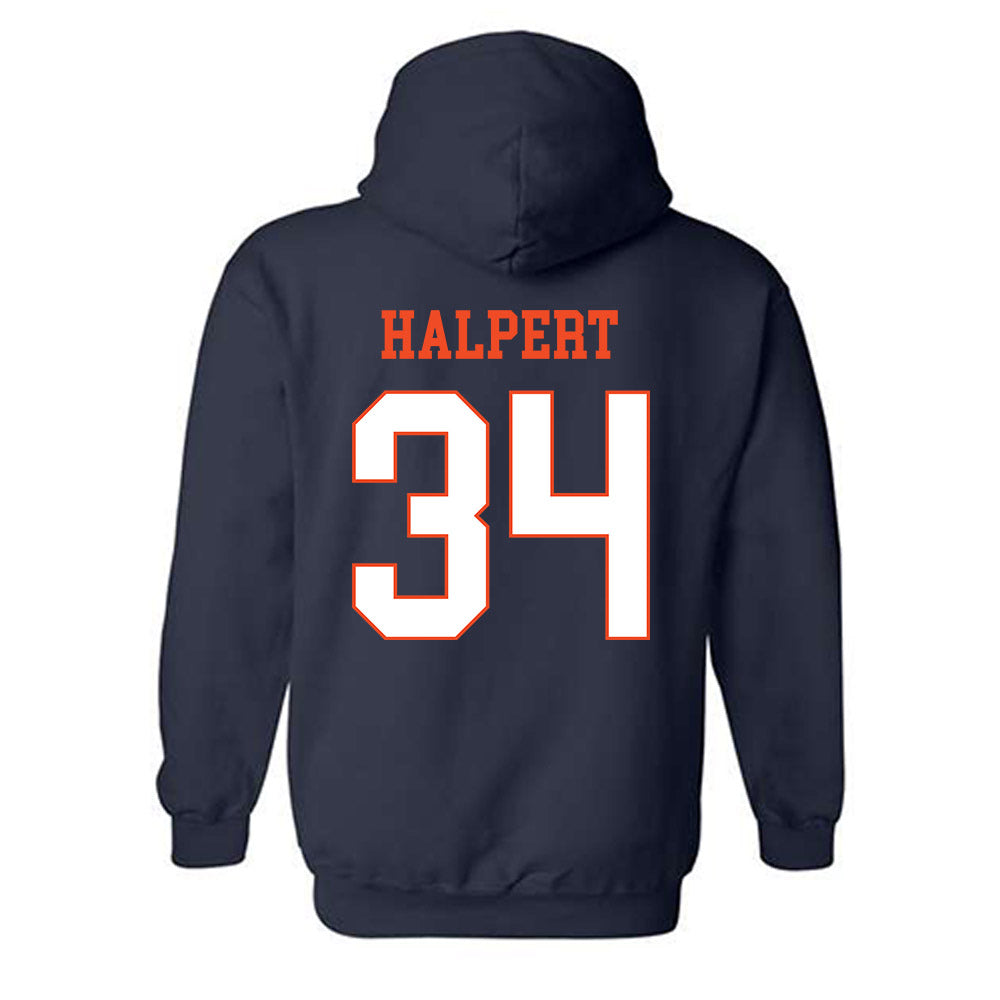 Virginia - NCAA Men's Lacrosse : Charlie Halpert - Hooded Sweatshirt-1