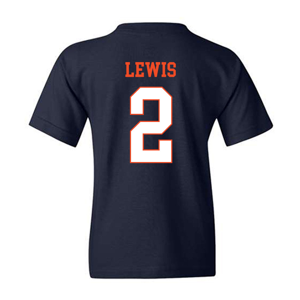 Virginia - NCAA Football : Peyton Lewis - Youth T-Shirt-1