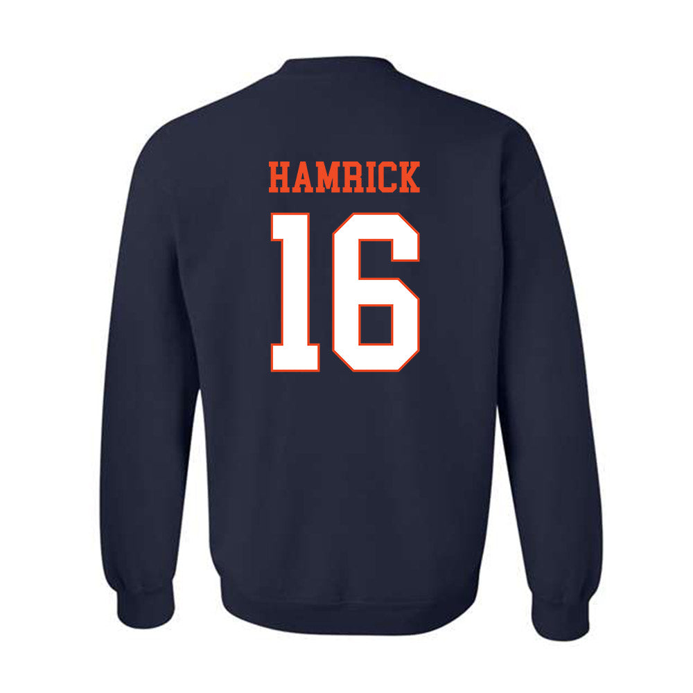 Virginia - NCAA Football : Ely Hamrick - Crewneck Sweatshirt-1