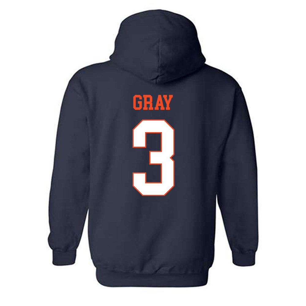 Virginia - NCAA Football : Kevon Gray - Hooded Sweatshirt-1