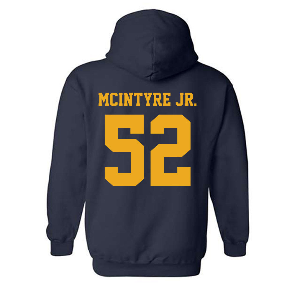 West Virginia - NCAA Football : Corey McIntyre Jr. - Classic Shersey Hooded Sweatshirt-1