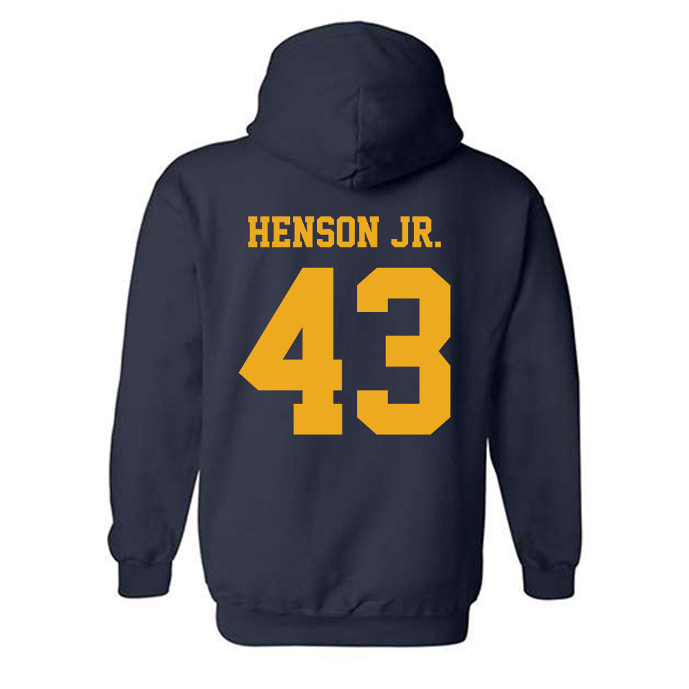 West Virginia - NCAA Football : Kj Henson Jr. - Classic Shersey Hooded Sweatshirt-1