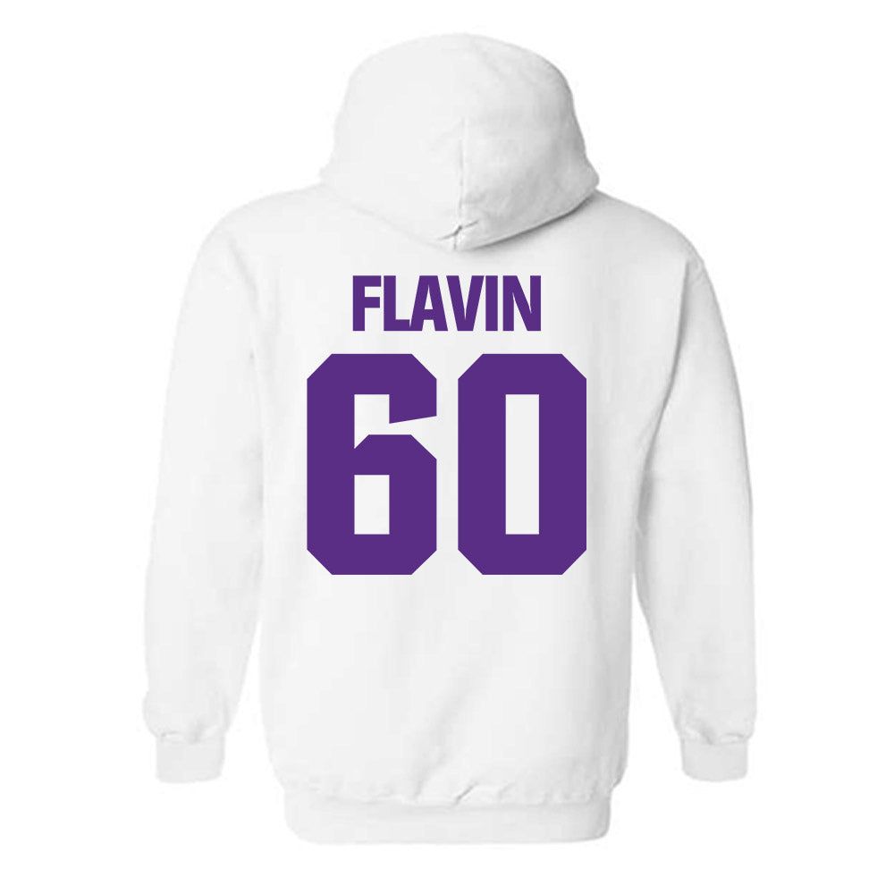 Northwestern - NCAA Football : Hayden Flavin - Sports Shersey Hooded Sweatshirt-1