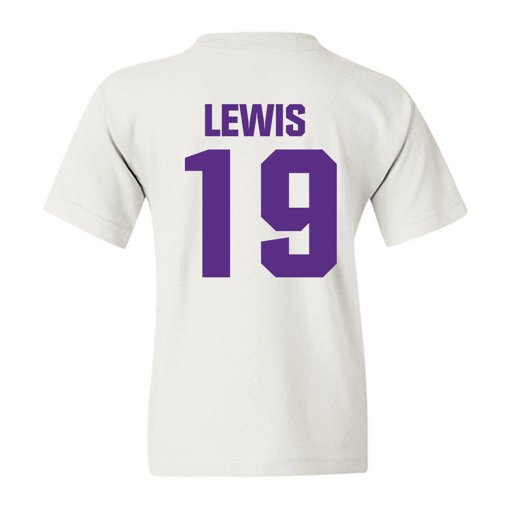 Northwestern - NCAA Football : J.J. Lewis - Sports Shersey Youth T-Shirt-1