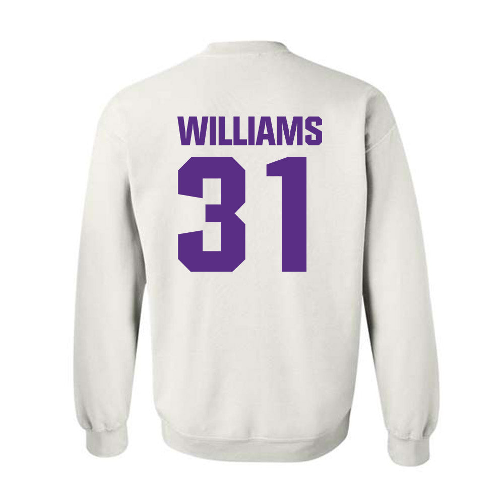 Northwestern - NCAA Football : Tito Williams - Sports Shersey Crewneck Sweatshirt-1
