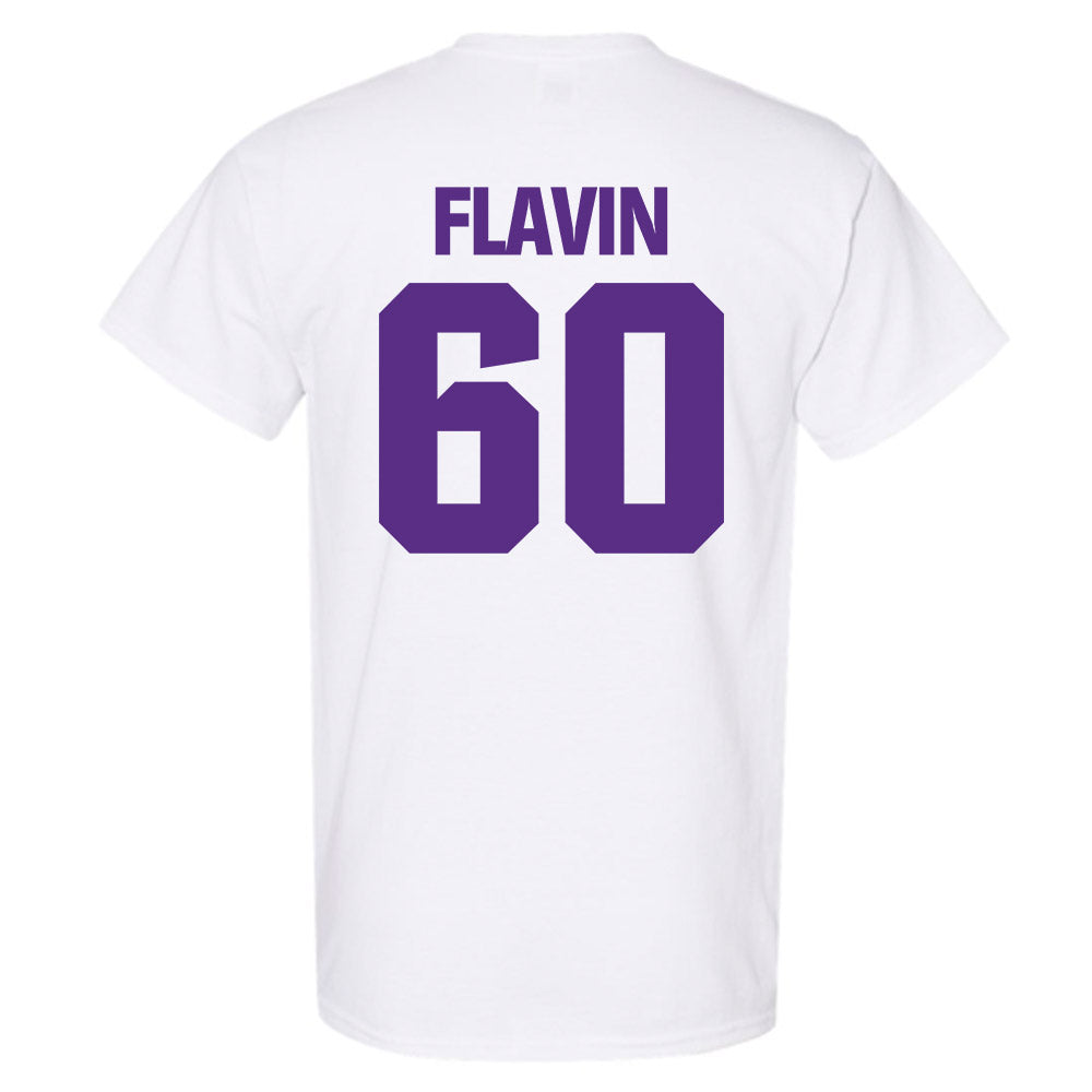 Northwestern - NCAA Football : Hayden Flavin - Sports Shersey T-Shirt-1