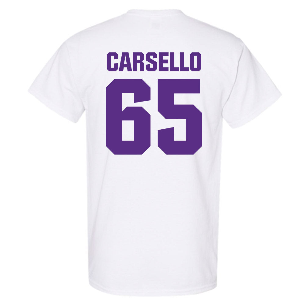 Northwestern - NCAA Football : Jackson Carsello - Sports Shersey T-Shirt-1