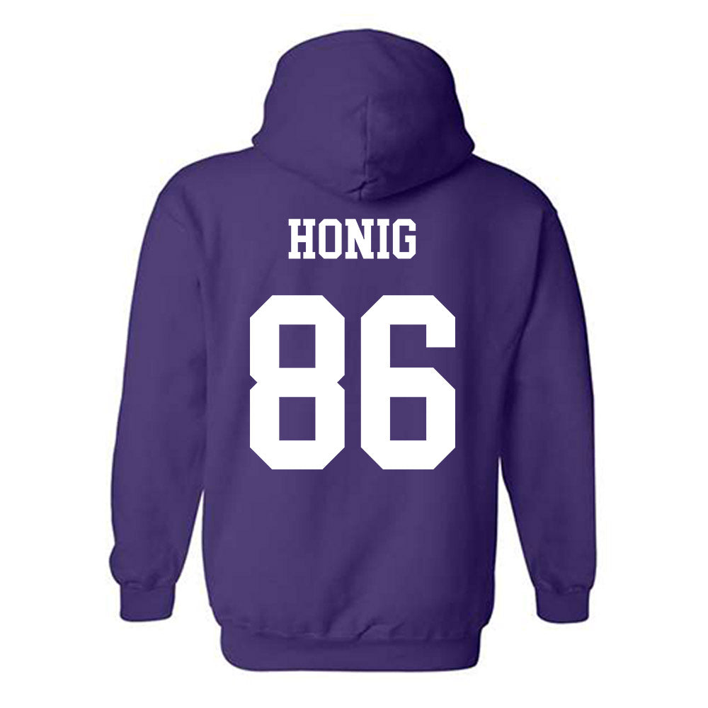 Northwestern - NCAA Football : Alexander Honig - Sports Shersey Hooded Sweatshirt-1