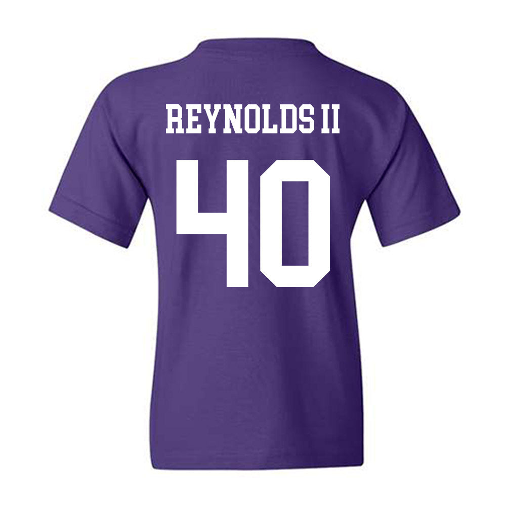Northwestern - NCAA Football : Jason Reynolds II - Sports Shersey Youth T-Shirt-1