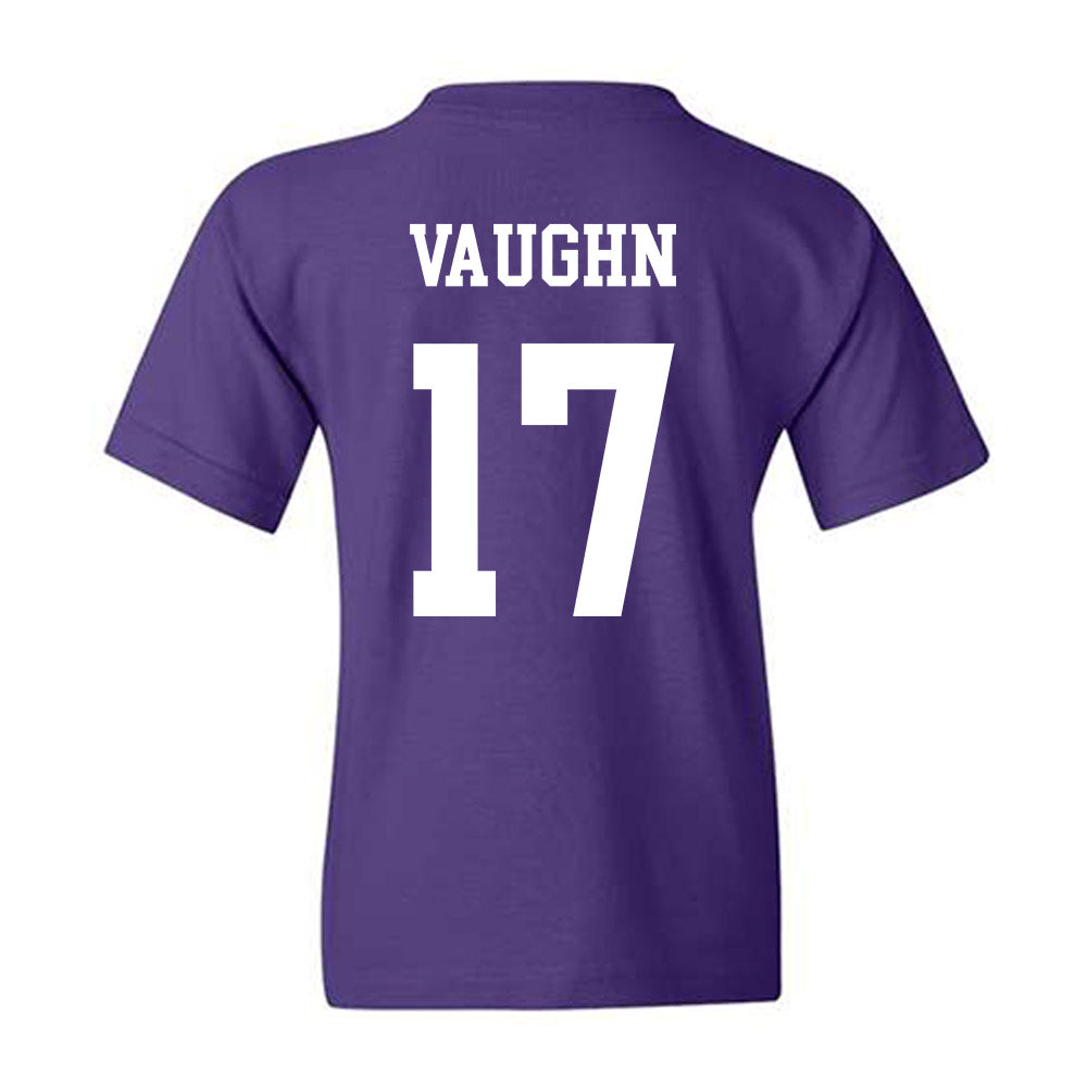 Northwestern - NCAA Football : Jaden Vaughn - Sports Shersey Youth T-Shirt-1