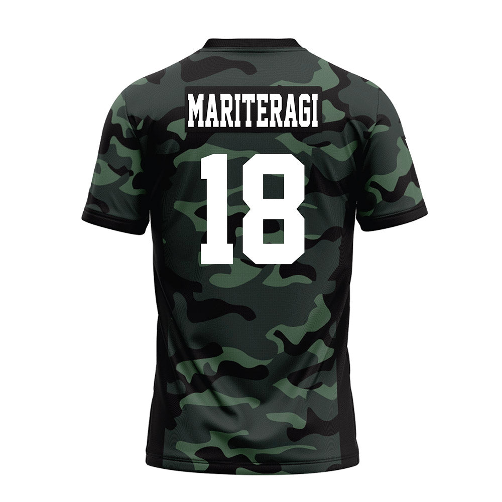 Hawaii - NCAA Football : Zaden Mariteragi - Premium Football Jersey-1