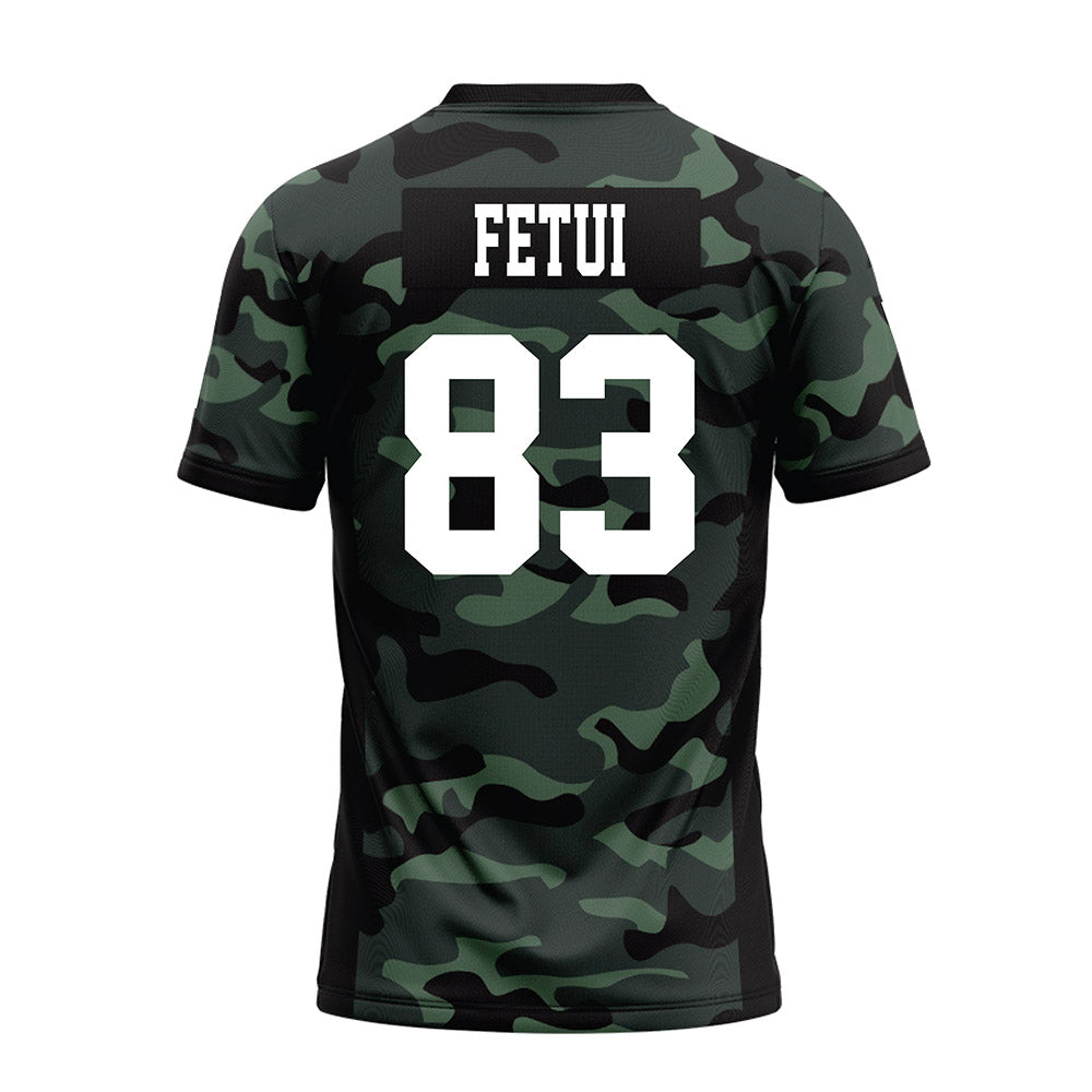 Hawaii - NCAA Football : Josiah Fetui - Premium Football Jersey-1