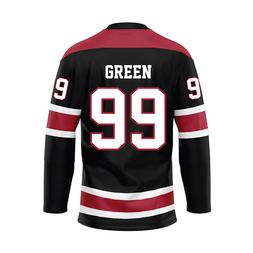 Alabama - NCAA Football : Terrance Green - Black Hockey Jersey-1