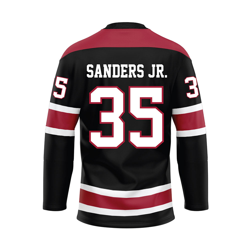 Alabama - NCAA Football : Abduall Sanders Jr. - Black Hockey Jersey-1