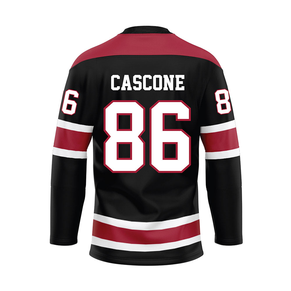 Alabama - NCAA Football : Jude Cascone - Black Hockey Jersey-1